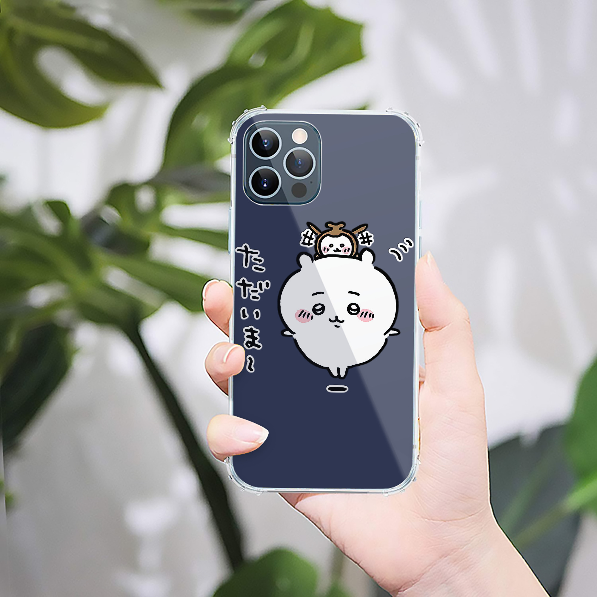 （画像用） ちいかわ ちいかわ Chii-kawa chiikawa 【iPhone 12シリーズ対応】透明スマホケース（クリアソフトケース）
